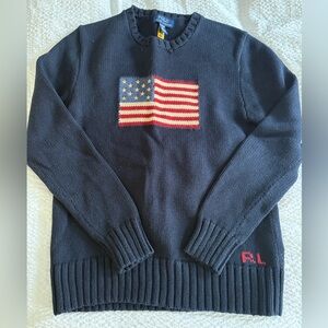 ralph lauren flag sweater